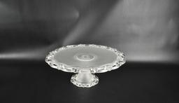 Satin Glass Open Lace Cake Stand