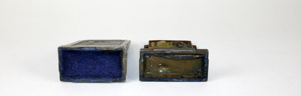 Pair of Pompeian Bronze “Meditation” Bookends 1925