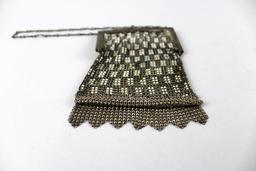Antique Art Deco Metal Mesh Frame Handbag