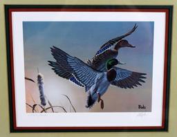 1982 SC Migratory Waterfowl Stamp Ltd. Ed. Print by Bob Binks (1523/4000), Artist Signed Stamp