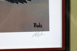 1982 SC Migratory Waterfowl Stamp Ltd. Ed. Print by Bob Binks (1523/4000), Artist Signed Stamp