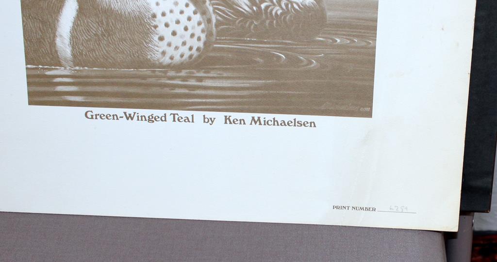 1979-80 Federal Migratory Bird Hunting & Conservation Stamp Design by Ken Michaelsen (6289/7000)