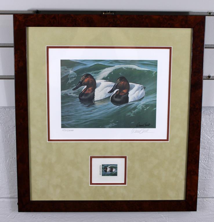1986 SC Migratory Waterfowl Stamp Ltd. Ed. Print by Daniel Smith (1523/4000), Artist Signed Stamp