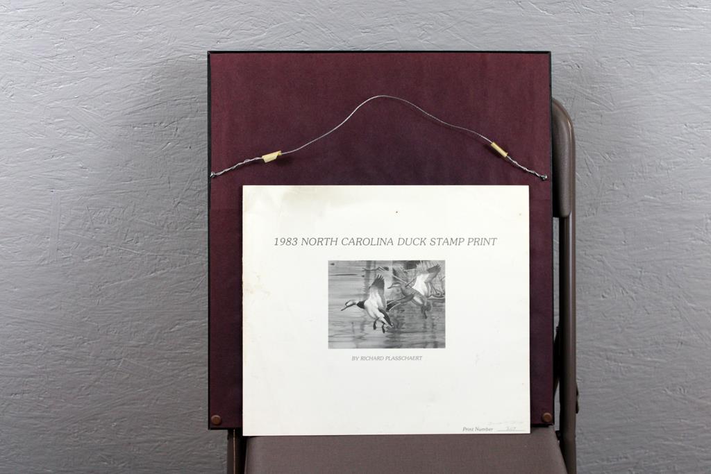 1983 North Carolina Duck Stamp Ltd. Ed. Print by Richard W. Plasschaert (3119/13652)