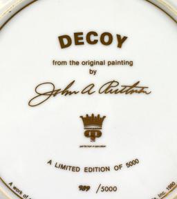 John A. Ruthven “Decoy” Ltd. Ed. (# 989/5000) Collector Plate