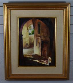Jim Harrison (S. Car., 1936-2016) "Maze of Light", Oil on Linen Canvas, Signed Lower Left