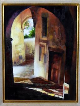 Jim Harrison (S. Car., 1936-2016) "Maze of Light", Oil on Linen Canvas, Signed Lower Left
