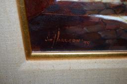 Jim Harrison (S. Car., 1936-2016) "Maze of Light", Oil on Linen Canvas, Signed Lower Left