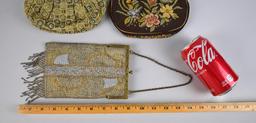 Lot of Three Vintage Frame Handbags