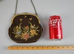 Lot of Three Vintage Frame Handbags
