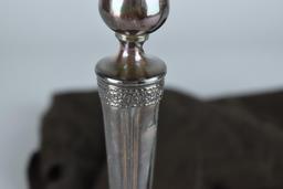 Pair of Weighted Sterling Silver Candlesticks