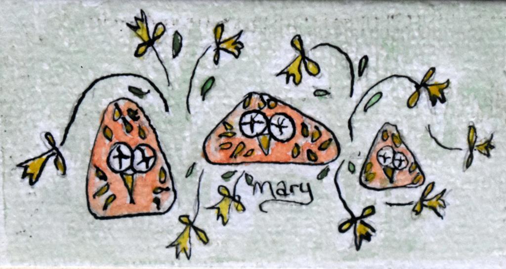 Lot of Three Small Original Folk Art Pieces
