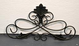 Lot of Three Wrought Iron Decorative Pieces