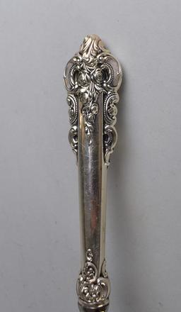 Set of Five Wallace Grande Baroque Sterling Silver Handle Serving Pieces