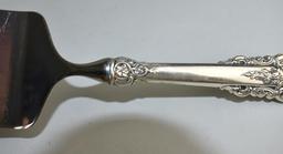 Set of Five Wallace Grande Baroque Sterling Silver Handle Serving Pieces