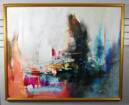 Nancy Ngo (American, XXI) “It Dawned on Me” Giclee Print with Hand Painted Embellishments