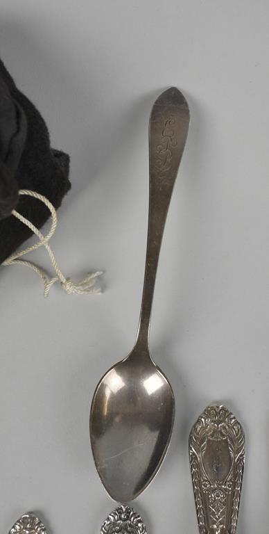 Lot of 21 Sterling Silver Flatware Pieces by Various Makers