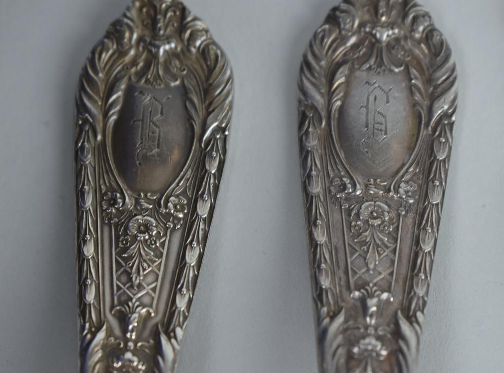 Lot of 21 Sterling Silver Flatware Pieces by Various Makers
