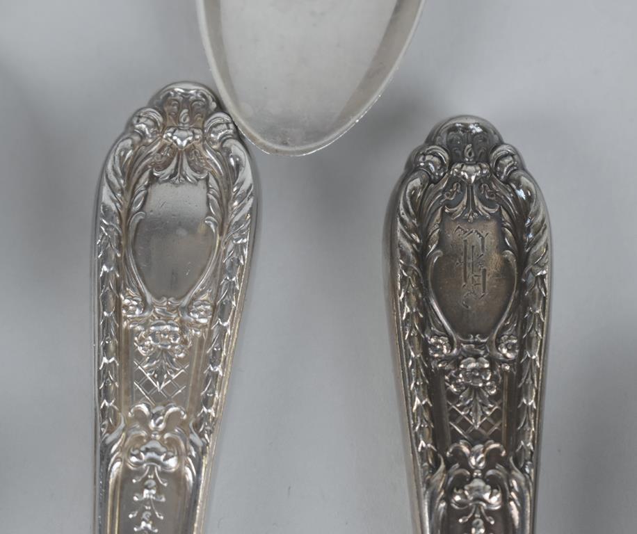 Lot of 21 Sterling Silver Flatware Pieces by Various Makers