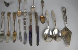 Lot of 21 Sterling Silver Flatware Pieces by Various Makers