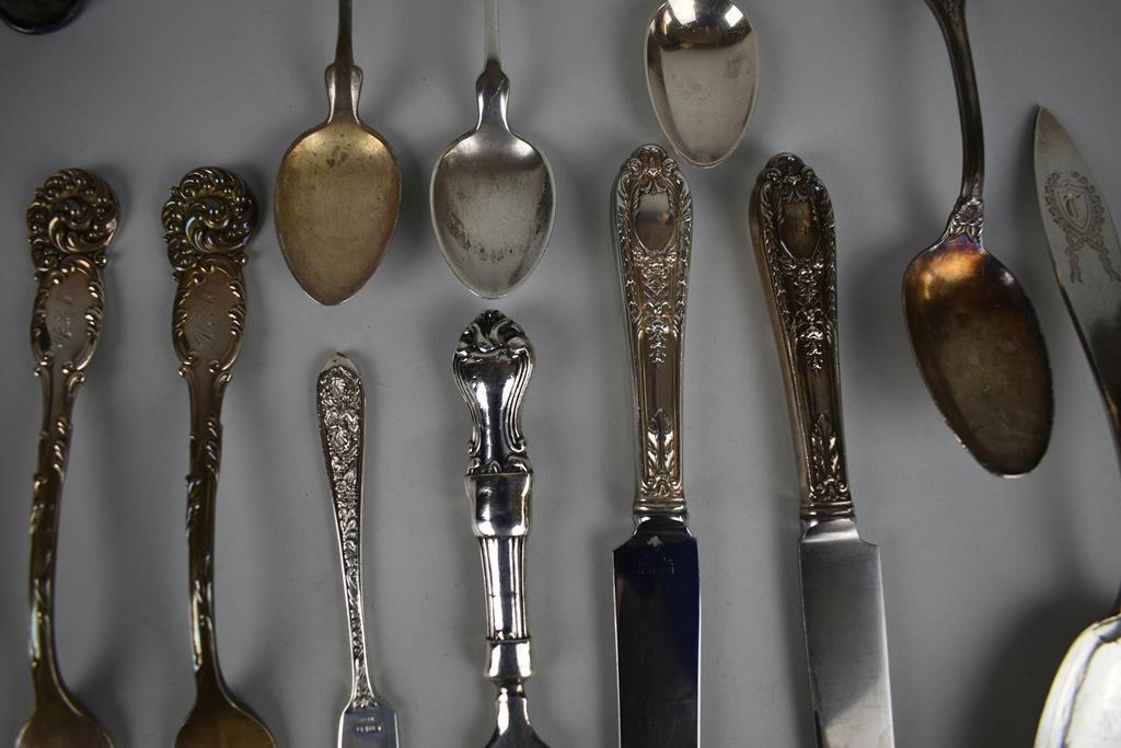 Lot of 21 Sterling Silver Flatware Pieces by Various Makers