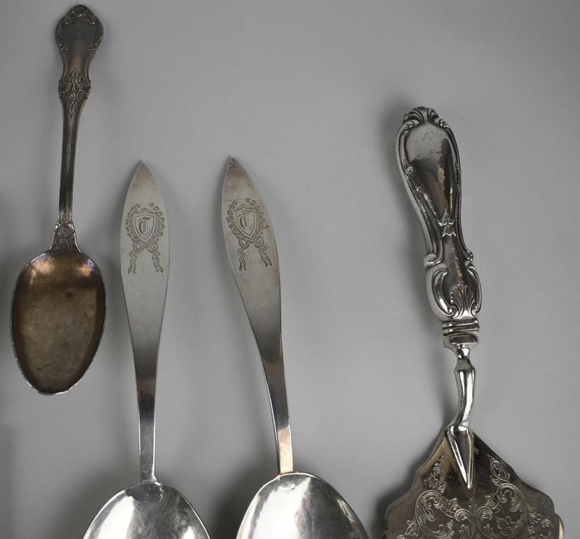 Lot of 21 Sterling Silver Flatware Pieces by Various Makers