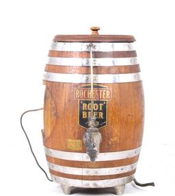 Rochester Root Beer Barrel Soda Dispenser c 1950's