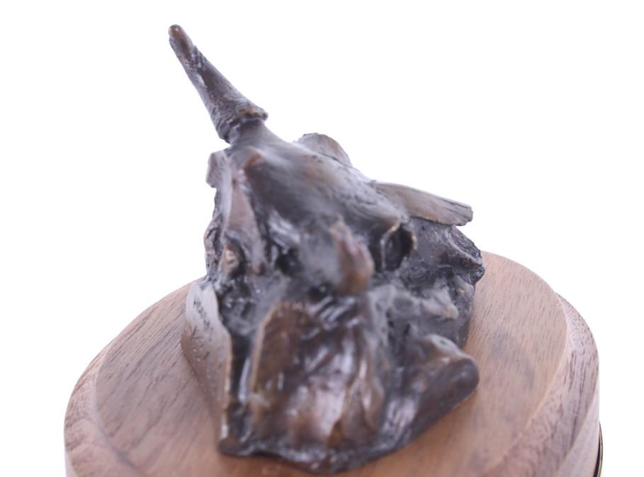 Hodges, Dave (1949 -) "Miniature Buffalo Skull"