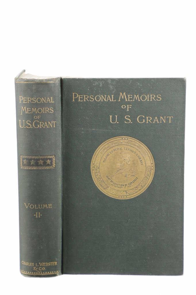 1885 1st Ed. Personal Memoirs of US Grant, 1st Ed.