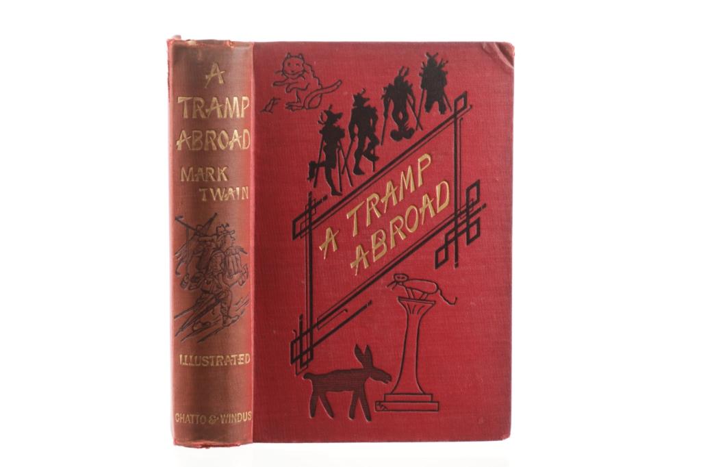 1st British Edition  "A Tramp Abroad", Mark Twain