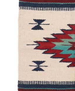 Zapotec Hand Woven Southwestern Wool Rug