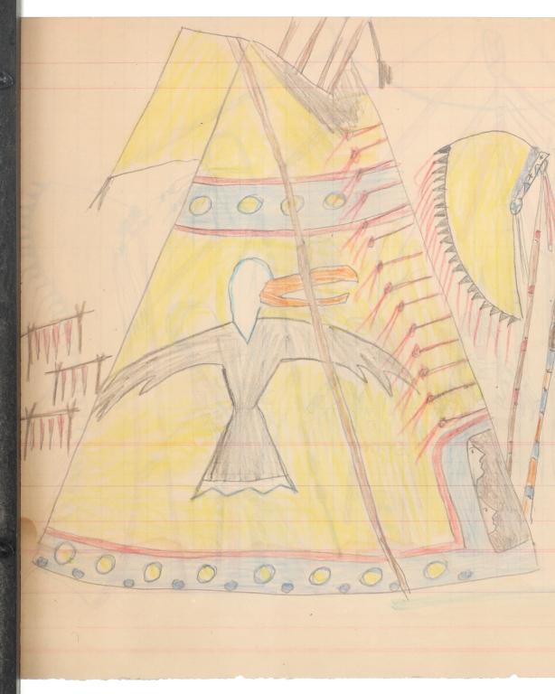 1911- Lakota Sioux Sun Dance Ledger Drawings (2)