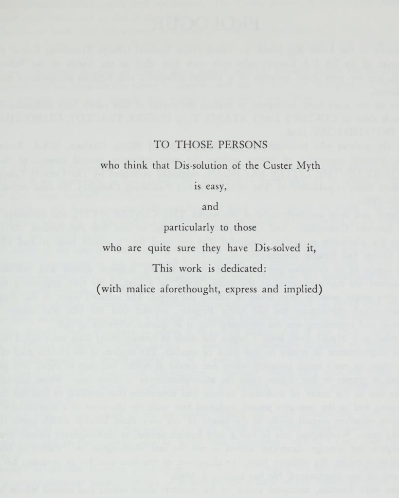 "The Custer Myth", Col. W.A. Graham, 1st Edition