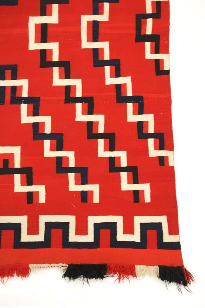 Navajo Late Classic Germantown Blanket w/ Indigo