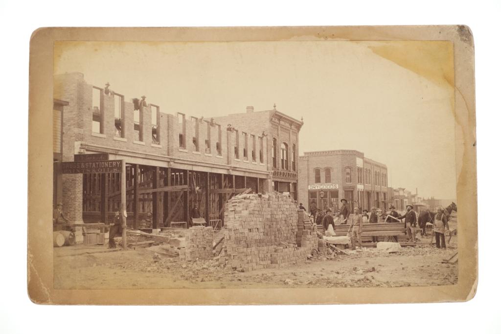 Newcastle, Wyoming Hunt Boudoir Card c. 1870-90s