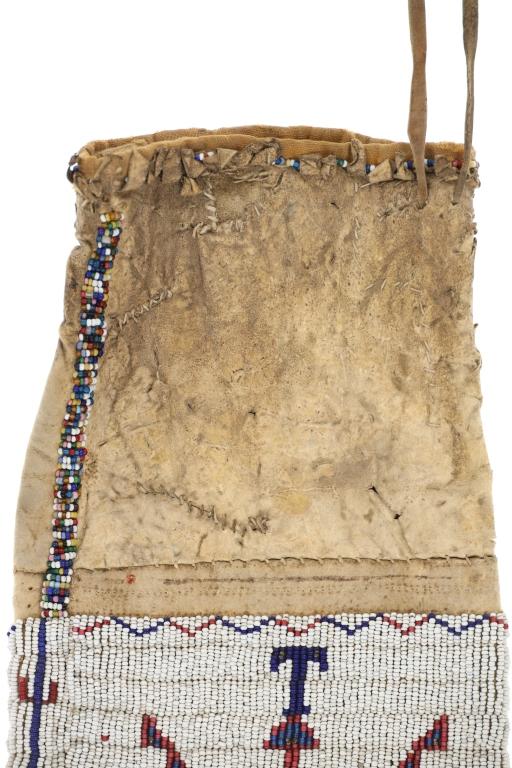 C. 1880 Sioux Large Beaded Pipe Bag -ex Harrisburg