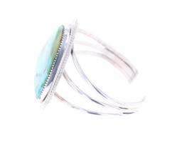 Navajo H. Tsosie Silver Sonoran Turquoise Ring