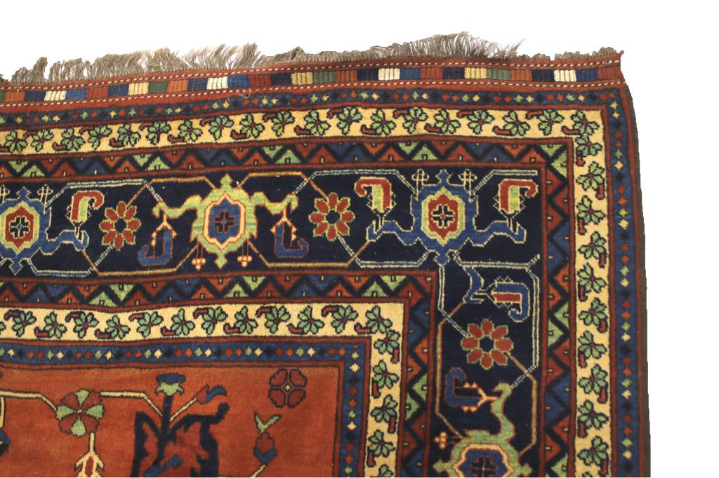 Heriz Serapi Persian Hand Knotted Wool Area Rug