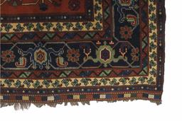 Heriz Serapi Persian Hand Knotted Wool Area Rug