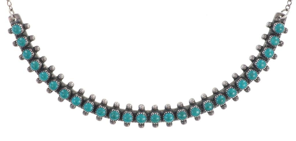C. 1920's Navajo Fred Harvey Turquoise Necklace