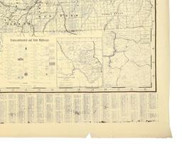 National Map Co. Map of MT Ed. 1264 circa 1940-50s