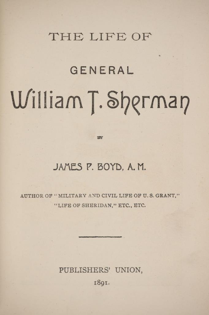 Life of General Sherman by James P. Boyd