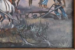 J.A. Kirkpatrick (1898-1984) Original Western Oil