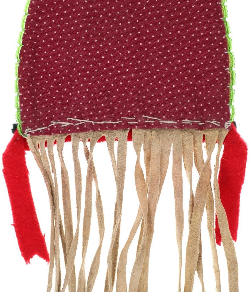 Blackfeet Beaded Hide Tomahawk Drop 20th Century