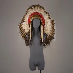 Lakota Sioux John Young Buck Feather Headdress