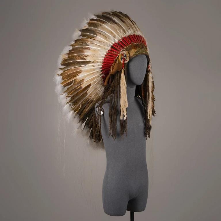 Lakota Sioux John Young Buck Feather Headdress