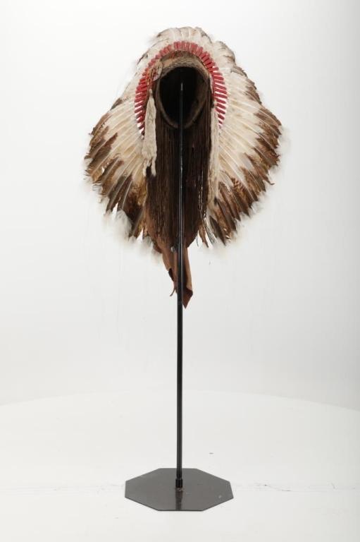 Lakota Sioux John Young Buck Feather Headdress