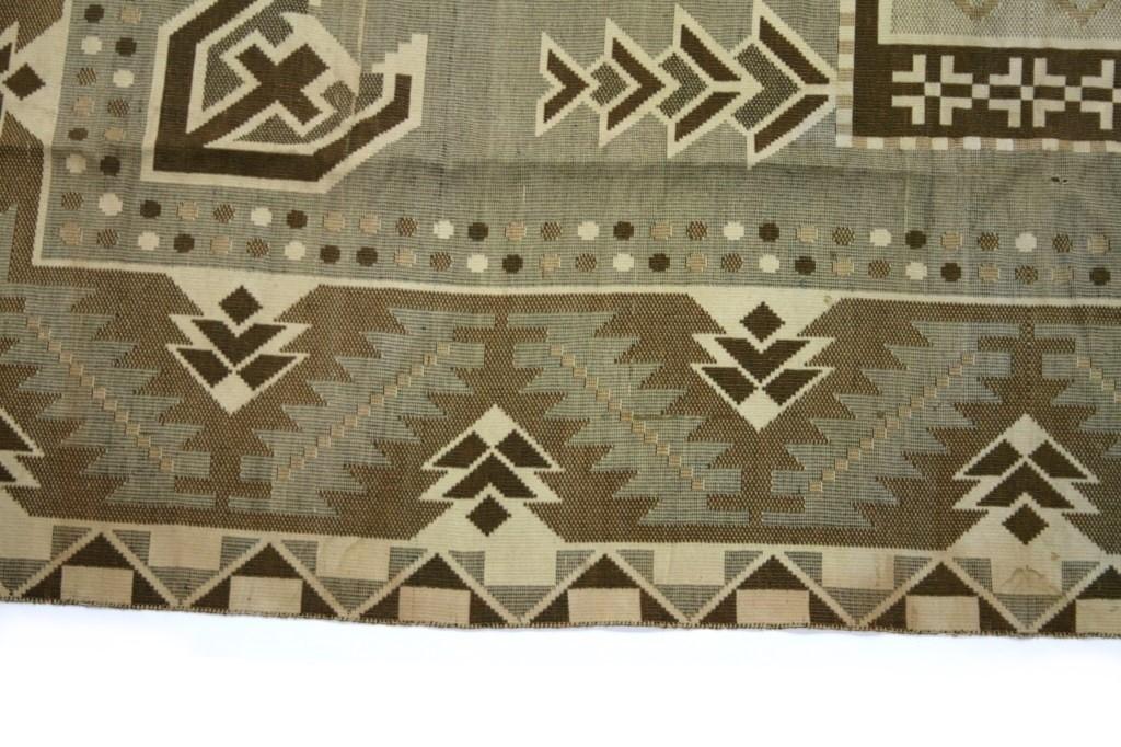 C. 1950's Mexican Trading Post Tlaxcala LARGE Rug