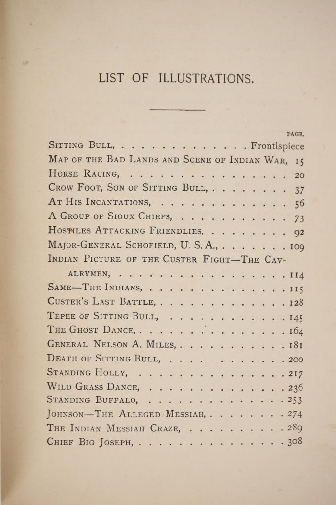 1891 1st Ed. "Sitting Bull and the Indian War"