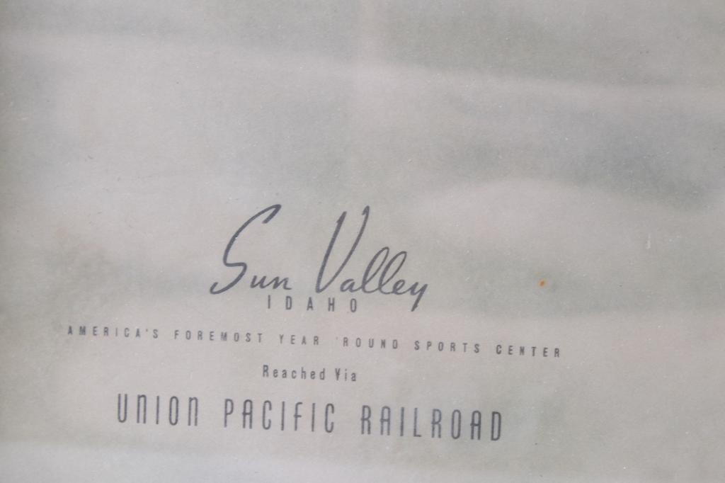 Sun Valley, Idaho Union Pacific R.R. Advertisement